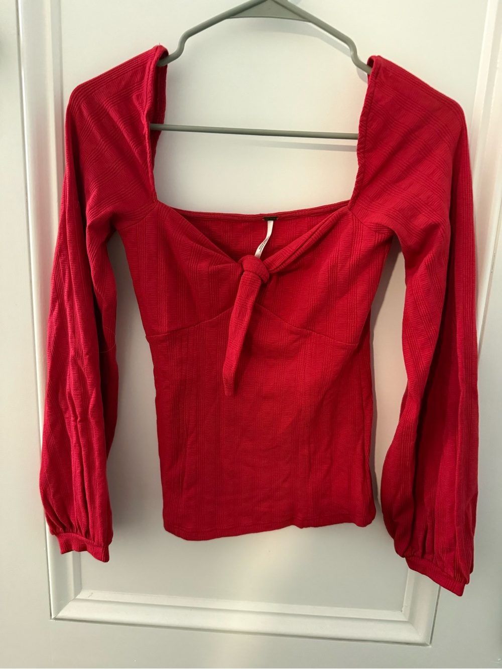 Free People Tie-Front Blouse